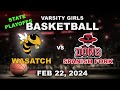 Varsity girls basketball wasatch vs spanish fork feb 22 2024