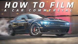 How To FILM An EPIC CAR COMMERCIAL | CHALLENGER REDEYE | Behind The Scenes