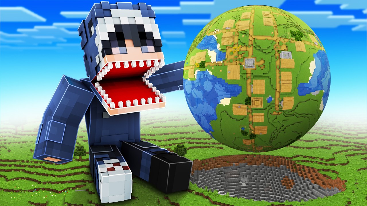 Ich habe eine Minecraft WELT GEGESSEN...