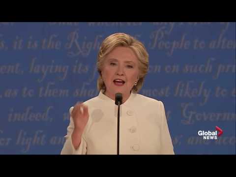 Presidential debate: Hillary Clinton calls Donald Trump 'a puppet' for Vladimir Putin