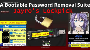 Reset windows password using MediCat USB  Intel IRST/VMD controller and RAID DISK  Supported