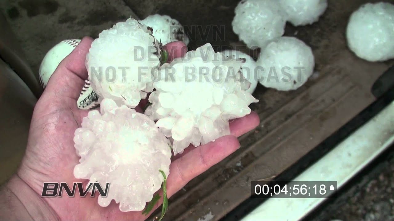 Colorado Hail Storms B-Roll Stock Footage, 2010