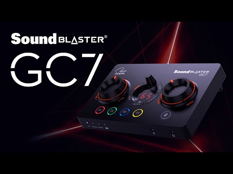 Sound Blaster GC7 Game Streaming USB DAC and Amp with Super X-Fi