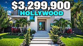INSIDE a $3,299,900 Modern MANSION in Hollywood, Florida