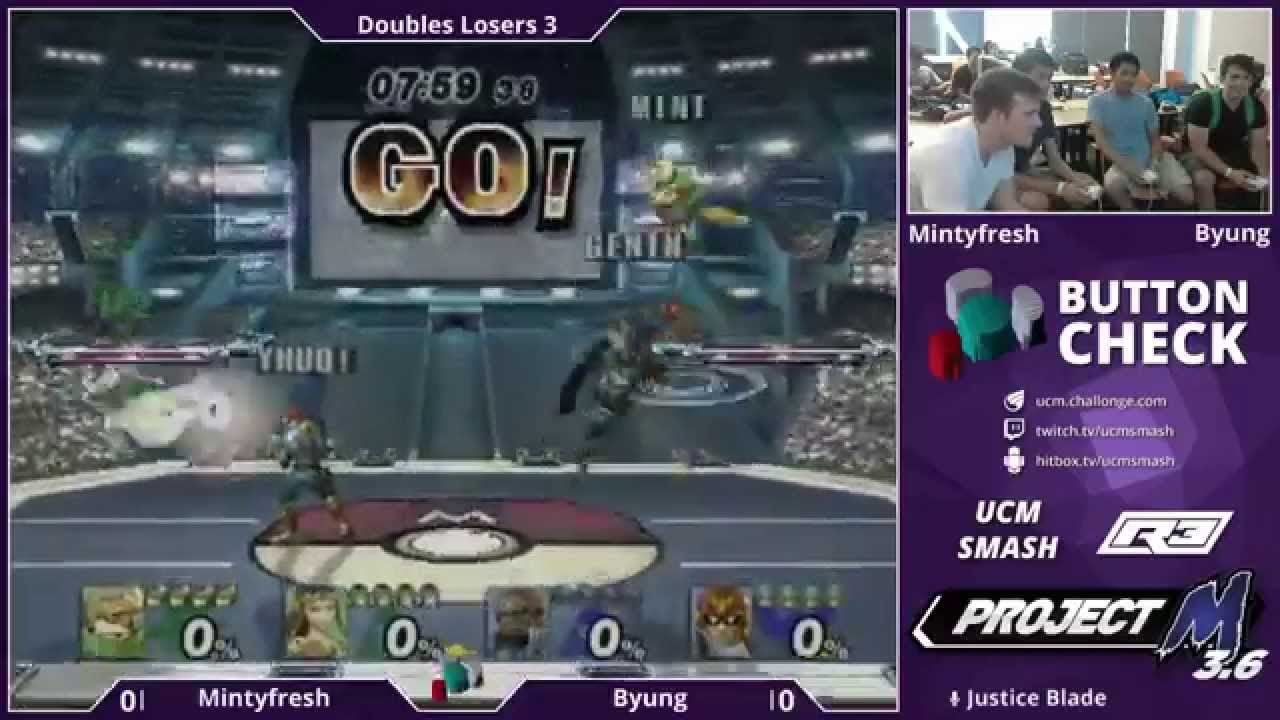 Mintyfresh vs Byung  - Button Check - Project M  - Doubles