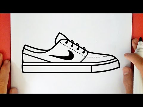 HOW TO DRAW A NIKE SHOES