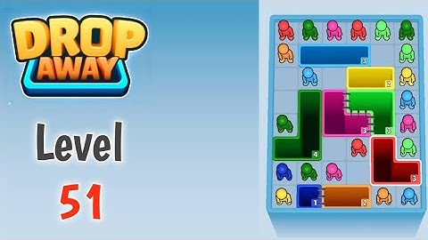 Drop away Level 51 solution Gameplay Walkthrough 