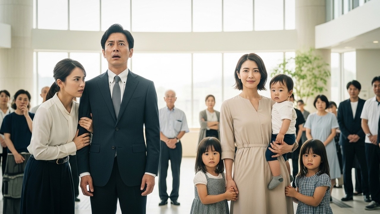 妻と子を捨てた夫 - ５年後、病院で再会すると - 妻の隣には見知らぬ３人の子供が…