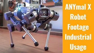 ANYmal X Robot Industrial Usage Footage