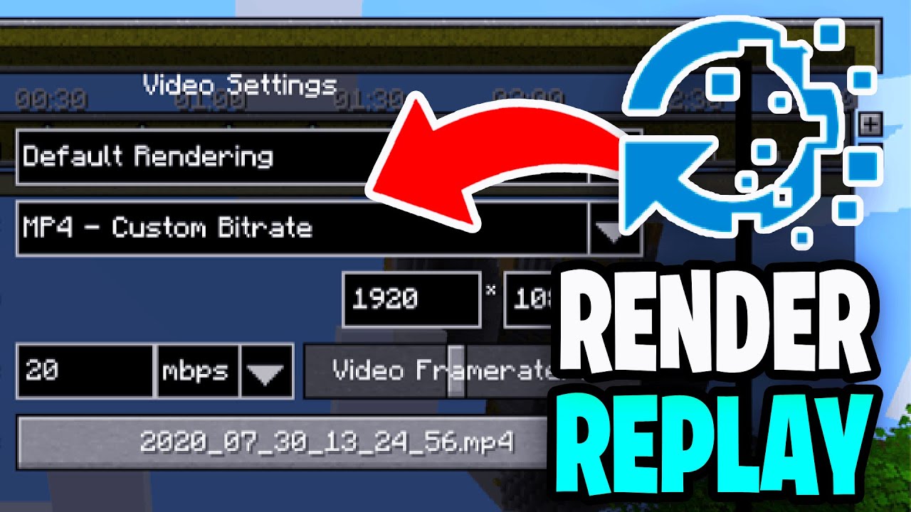 How To Render In Replay Mod! - Minecaft - YouTube