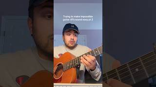 Trying to make difficult acoustic guitar riffs easy
