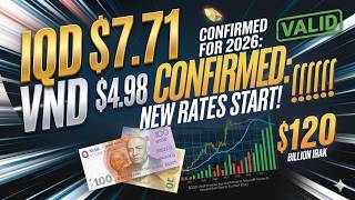 🚨 IQD $7.71 & VND $4.98 Rates Confirmed: Redemption Centers Open Tomorrow! 📈