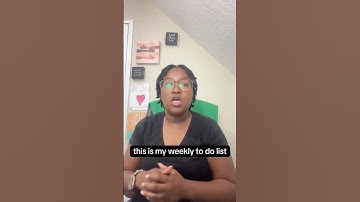 A weekly to do list can help you be more productive with less time! #businessideas