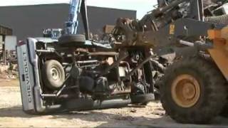 Cash for Clunkers: how to destroy Vehicle blow up engine crush kill truck Chevrolet crusher