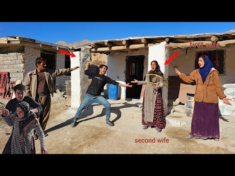 Love And Betrayal The Second Wife S Anger Towards The First Wife But The Man Ties Her Up With A Rope 