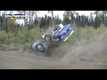 Rally Sverige Crash Rolls Offs & Action