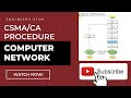 Understanding CSMA/CA Flow Diagram | Computer Network Lectures in Hindi