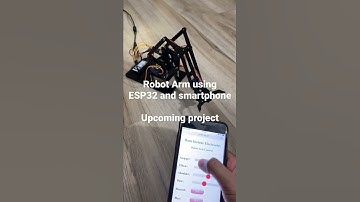 Robot Arm using ESP32 and smartphone #shorts