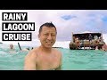 A RAINY AITUTAKI LAGOON CRUISE | Vaka Cruise to One Foot Island Aitutaki, Cook Islands