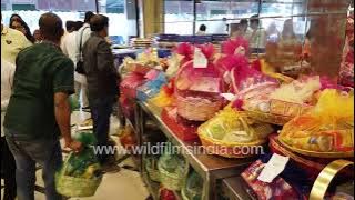 Dry fruit mawa for Diwali sale at the mithai legend : Evergreen Sweet House in Green Park
