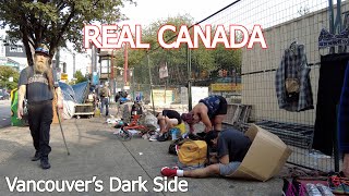 STREET LIFE in CANADA || Vancouver's Unhoused Problem on E Hastings