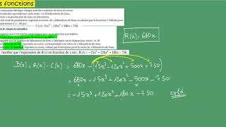 STMG-Les dérivées et les fonctions-BAC polynésie 2019