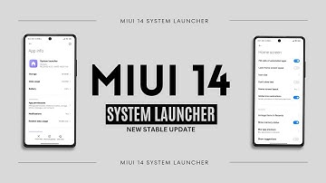 MIUI 14 - System Launcher New Update | New Features, New Animations And 😍😍😍