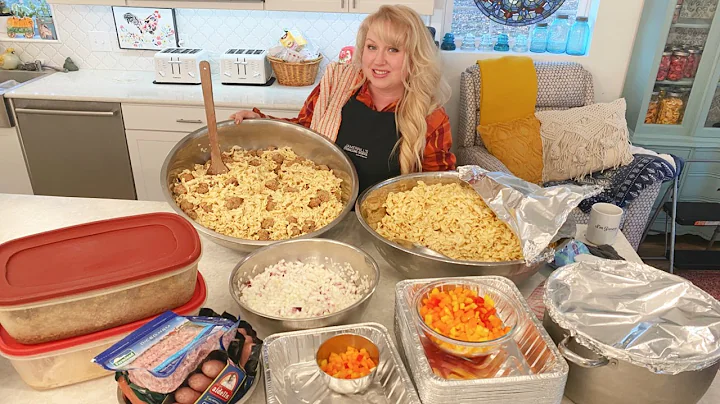 Cooking 40 Massive Freezer Meals to Feed My Family of 11