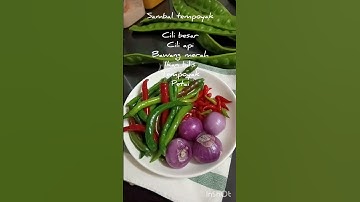 resepi sambal tempoyak bilis petai #resepi #sambal #tempoyak