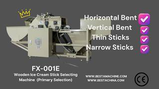 Wooden Ice Cream Stick Primary Selecting Machine Fx-001E