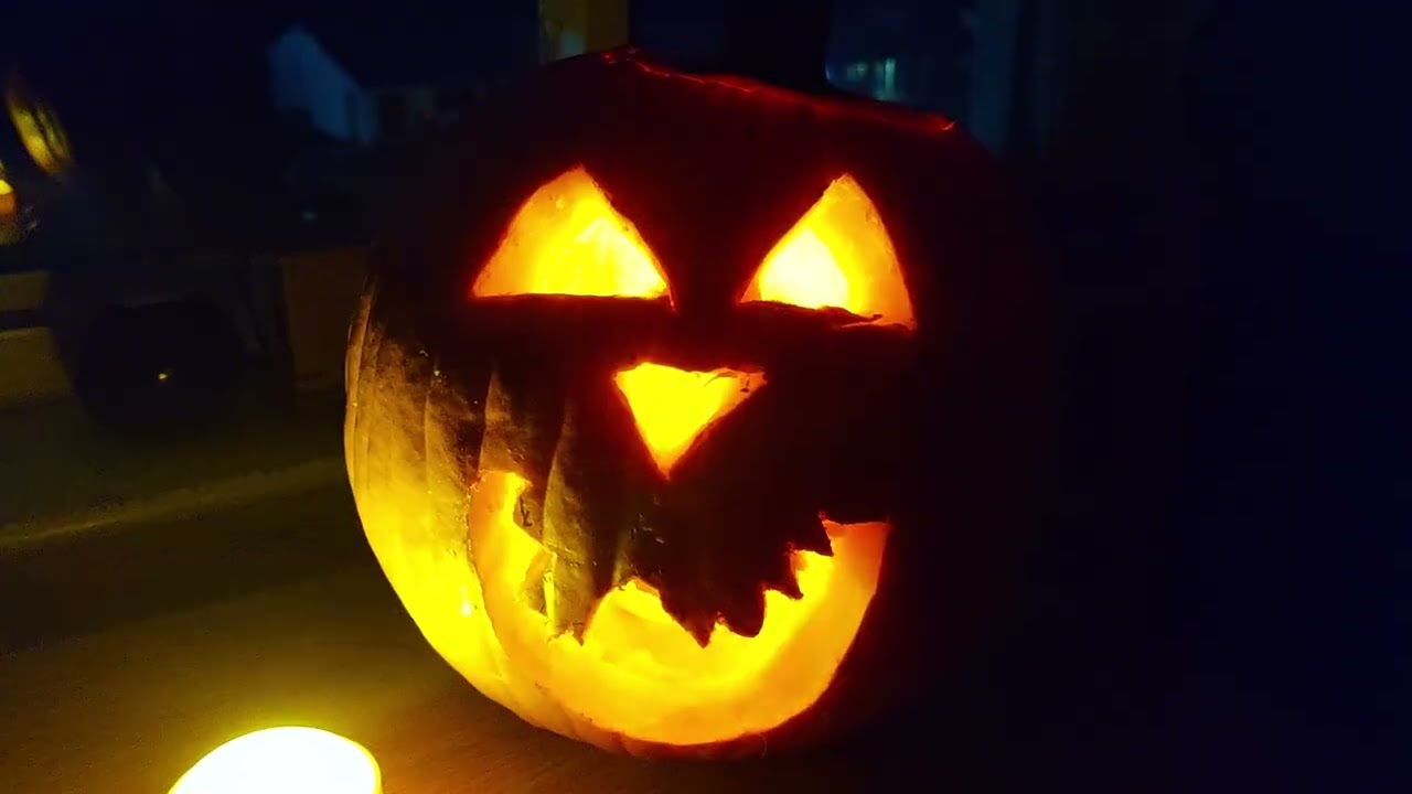 My Jack-o-Lantern + Lights