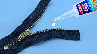 : Tailors Don't Want You To Know This Method! Fix Broken Zipper in 2 Minutes
