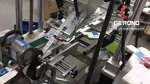 Carton case box paging high speed top anti counterfeiting label labeling machine