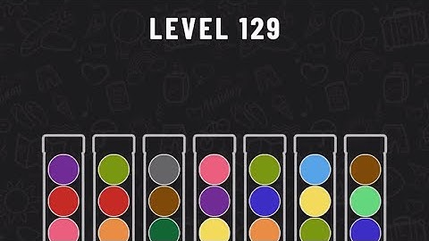 Ball Sort Puzzle Level 129 #ballsortpuzzle #ballsortpuzzlegameplay #puzzlegame #mobilegames