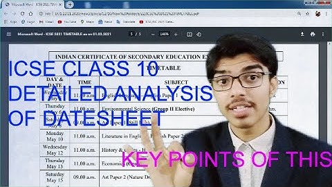How should you prepare for your Board Exams 2021 |DETAILED ANALYSIS| ICSE and ISC Timetable Released