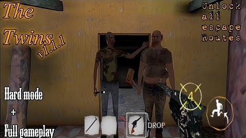 the twins v1.1.1 unlock all escape routes in hard mode + full gameplay