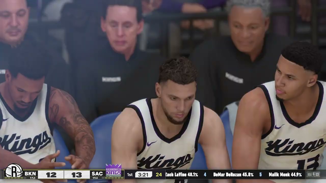 NBA 2K25 Gameplay: Brooklyn Nets vs Sacramento Kings - (Xbox Series X) [4K60FPS]