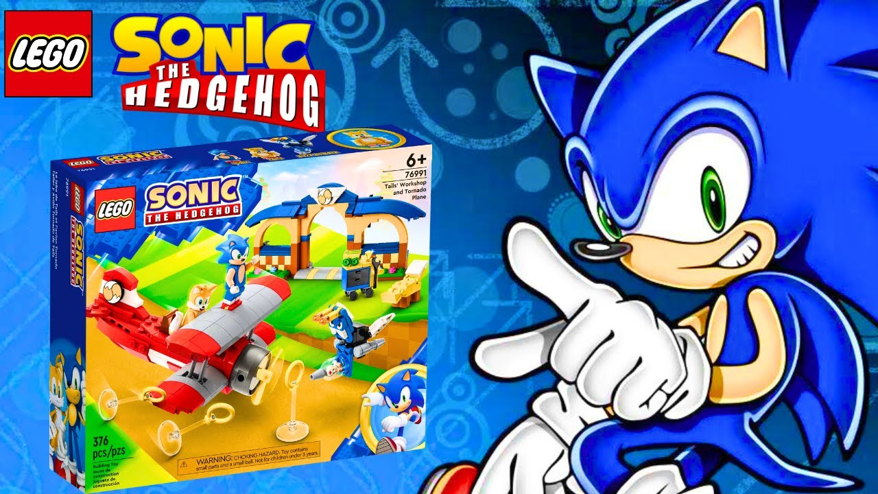 LEGO Sonic the Hedgehog Tails' Workshop and Tornado Plane 76991 Building  Toy Set, Airplane Toy with 4 Sonic Figures and Accessories for Creative  Role Play, Gift for 6 Year Olds who Love