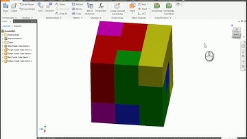 IED Puzzle Cube Assembly