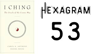 Hexagram 53: Developing the True Self. I Ching — Oracle of the Cosmic Way #iching