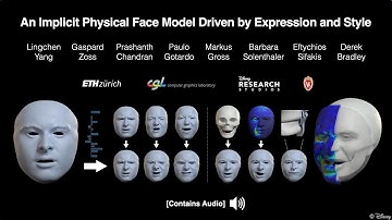 An Implicit Physical Face Model Driven by Expression and Style