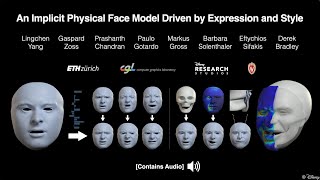 An Implicit Physical Face Model Driven by Expression and Style