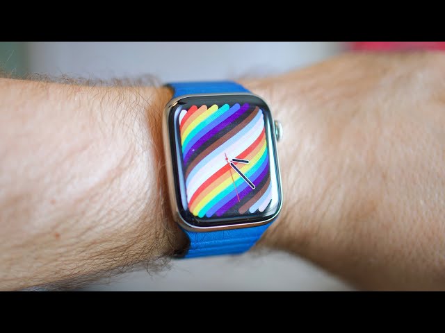 Pride Woven Face (quick demo, coming in iOS 14.6 and watchOS 7.5)