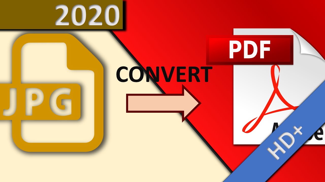 How to convert JPG to PDF (free, online) in 1 MINUTE (HD 2020)
