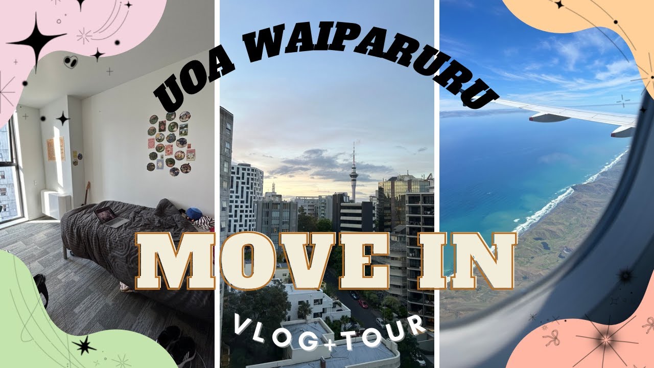 moving into my dream university - vlog + waiparuru hall room tour
