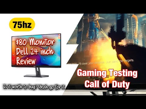 Dell SE2419HR - 24 Inch 1080p FHD, Gaming Test, IPS Ultra-Thin Bezel Monitor, HDMI, Gaming Monitor