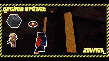 Minecraft 1.16 20w16a In Under 5 Minutes | Ruined Portals Nether Bastion Remnants & New Pigstep Disc