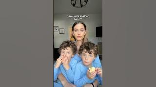 I heard your chances of having twins are higher once you have them 😅 #mom #twins #family #baby