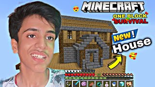 HOW I MAKE A CRAZY HOUSE 🏠 IN ONEBLOCK MINECRAFT 💞 | MINECRAFT | Netik Gaming Y.t