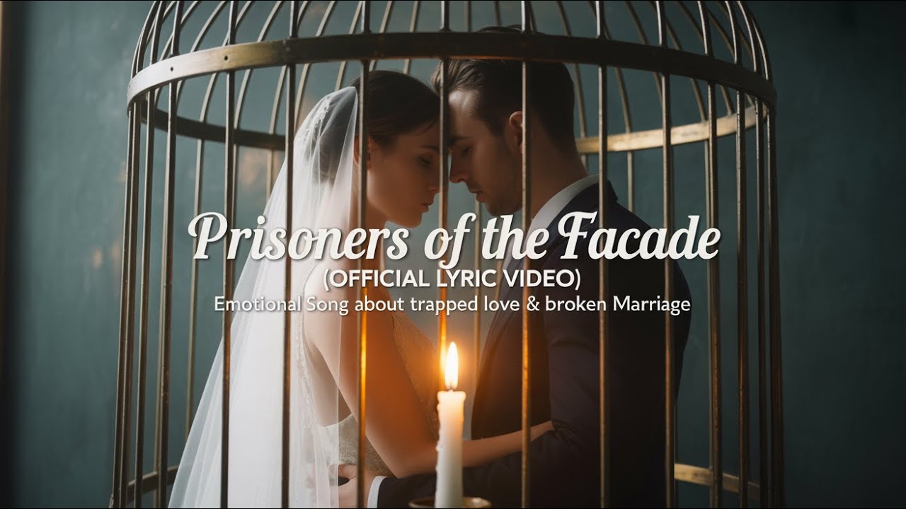 Prisoners of the Facade (Official Lyric Video) | Emotional Song About Trapped Love & Broken Marriage